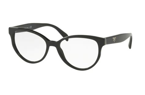 prada pr 01uv 1ab101|Prada PR 01UV 1AB1O1 Eyeglasses in Black .